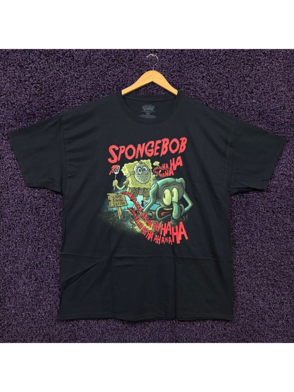 SpongeBob SquarePants Camp Bikini Bottom T-Shirt Size 2XL
